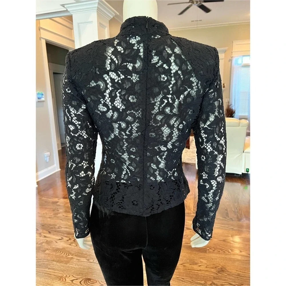 Zara Black Lace Top  Size: Small